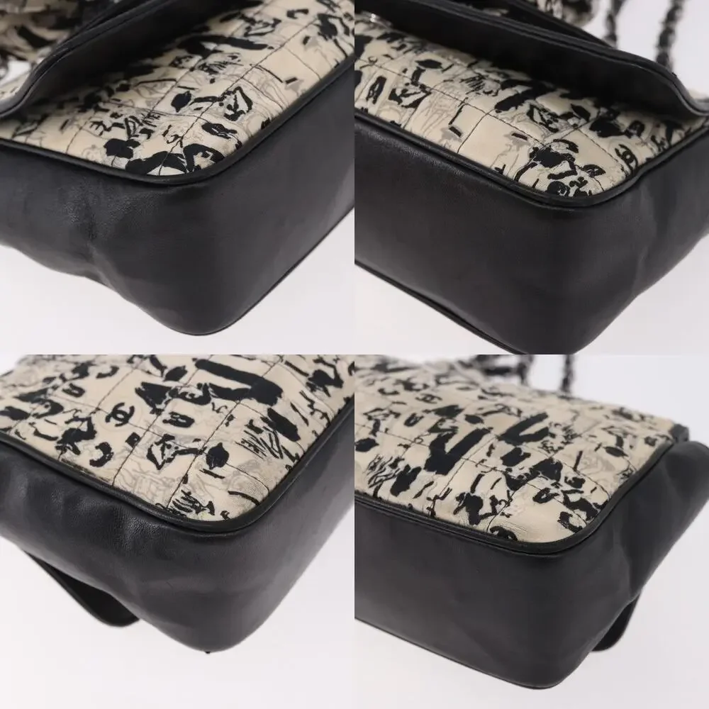 Chanel Choco Bar Chain Shoulder Bag Black